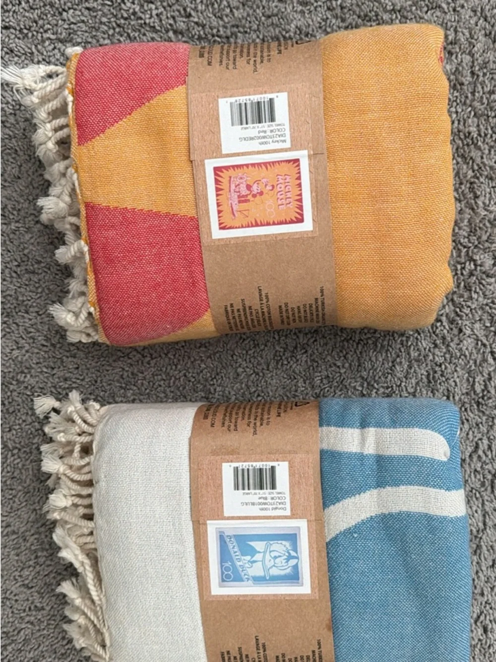Sand Cloud Disney 100 Beach Towel - Yellow & Red